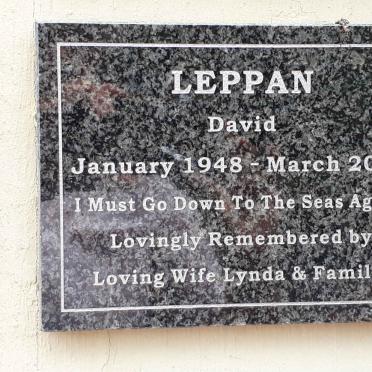 LEPPAN David 1948-2020