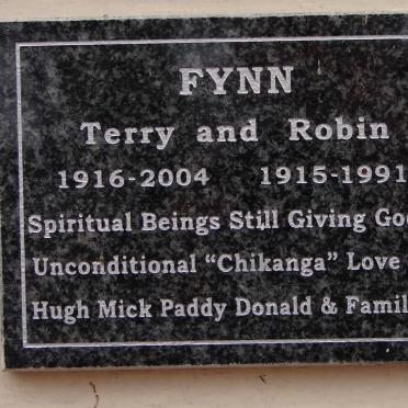 FYNN Terry 1916-2004 &amp; Robin 1915-1991