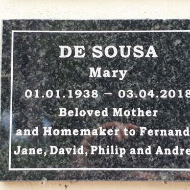 SOUSA Mary, de 1938-2018