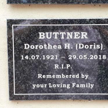 BUTTNER Dorothea H. 1921-2018