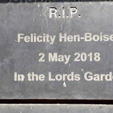 BOISEN Felicity, HEN -2018