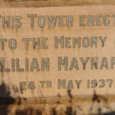 4. Tower erected to the memory of Lilian MAYNARD