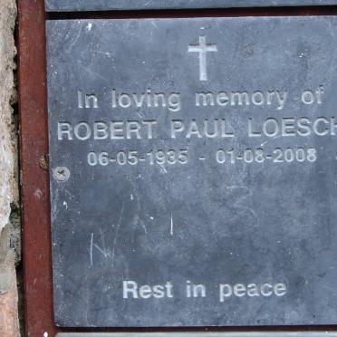 LOESCH Robert Paul 1935-2008