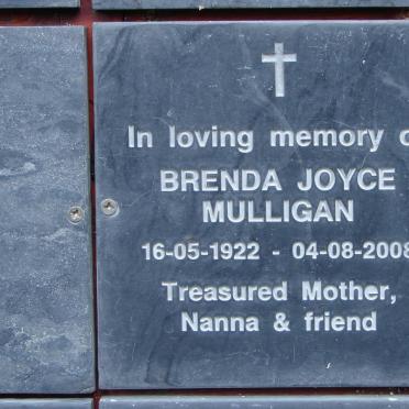 MULLIGAN Brenda Joyce 1922-2008