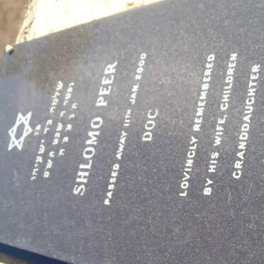 PEER Shlomo -2000