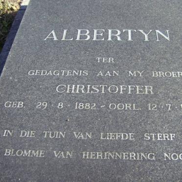 ALBERTYN Christoffer 1882-1958