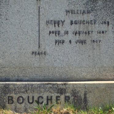 BOUCHER William Henry 1887-1947