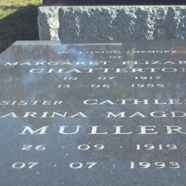 CHATTERTON Margaret Elizabeth 1917-1995 :: MULLER Cathleen Catharina Magdalena 1919-1993