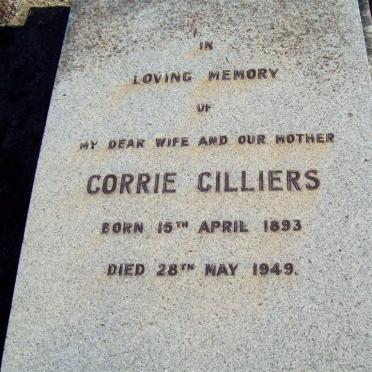 CILLIERS Corrie 1893-1949