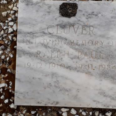 CLUVER Ralph Paul 1910-1984