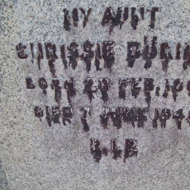 DURING Chrissie 1861-1948
