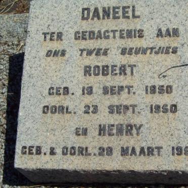 DANEEL Robert 1950-1950 :: DANEEL Henry 1952-1952