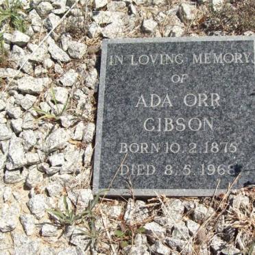 GIBSON Ada Orr 1875-1968