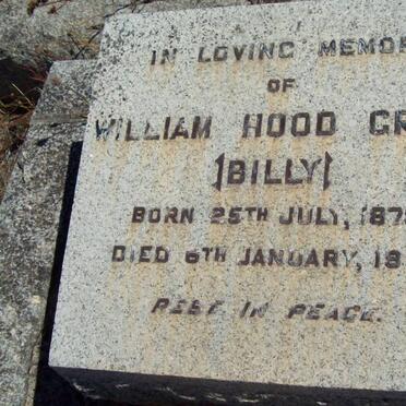 GRANT William Hood 1878-1957