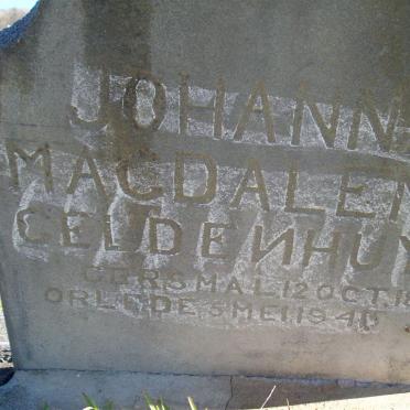 GELDENHUYS Johanna Magdalena 1852-1941