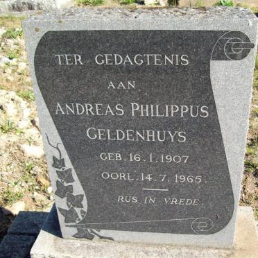 GELDENHUYS Andreas Philippus 1907-1965