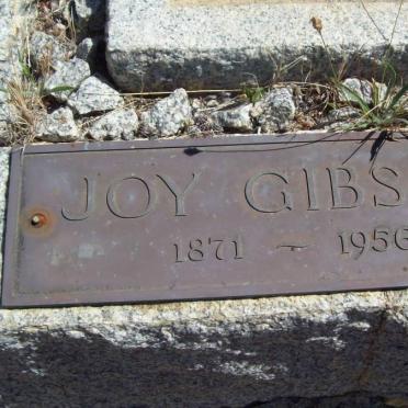GIBSON Joy 1871-1956