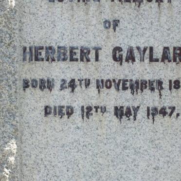 GAYLARD Herbert 1876-1947