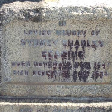 GEARING Sydney Charles 1847-1923 &amp; Annie 1857-1946