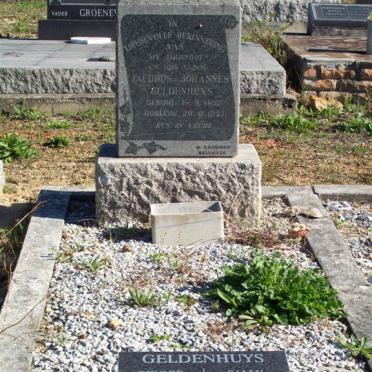 GELDENHUYS Jacobus Johannes 1892-1933 :: GELDENHUYS Bennie 1922-1987 &amp; Sally 1917-2005