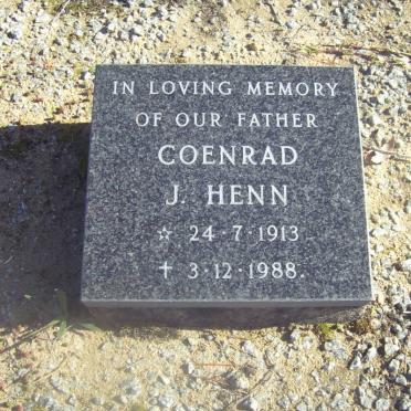 HENN Coenrad J. 1913-1988