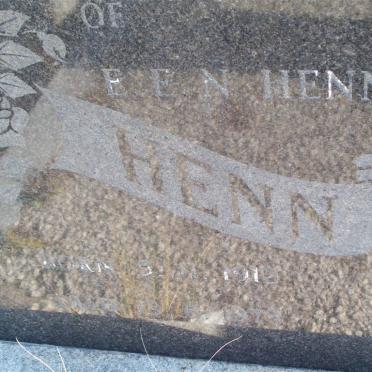 HENN E.E.N. 191?-??