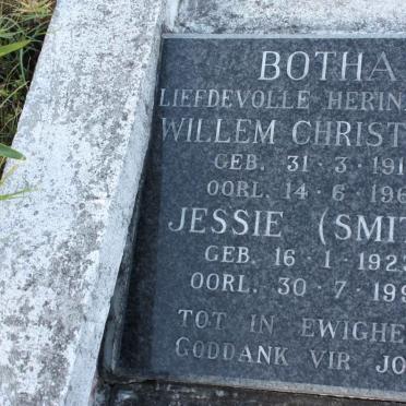 BOTHA Willem Christiaan 1912-1967 &amp; Jessie SMITH 1923-1999