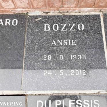 BOZZO Ansie 1933-2012