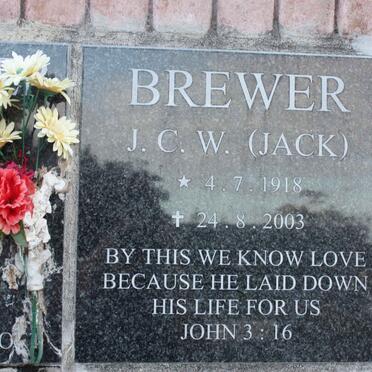 BREWER J.C.W. 1918-2003