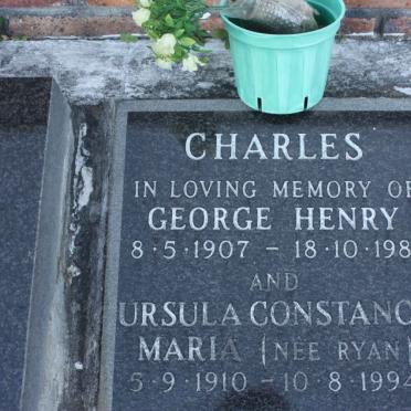 CHARLES George Henry 1907-1981 &amp; Ursula Constance Maria RYAN 1910-1994