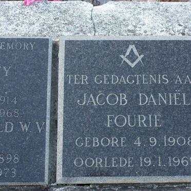 FOURIE Jacob Daniel 1908-1969