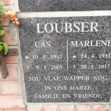 LOUBSER Cas 1932-2005 &amp; Marlene 1933-2017