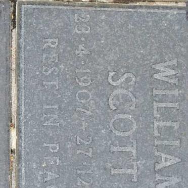 SCOTT William 1907-1992