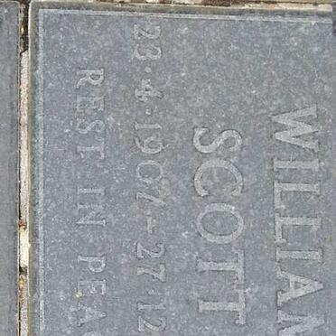 SCOTT William 1907-1992
