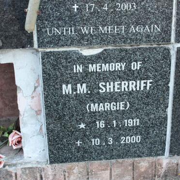 SHERRIFF M.M. 1911-2000