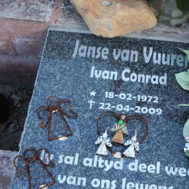 VUUREN Ivan Conrad, Janse van 1972-2009