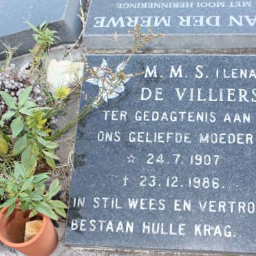 VILLIERS M.M.S., de 1907-1986