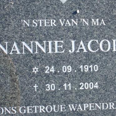 JACOBS Nannie 1910-2004