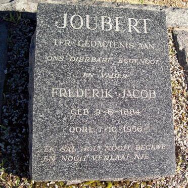 JOUBERT Frederik Jacob 1884-1956