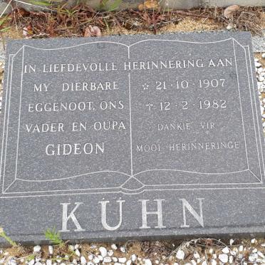 KUHN Gideon 1907-1982