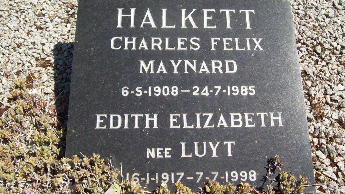 HALKETT Charles Felix Maynard 1908-1985 &amp; Edith Elizabeth LUYT 1917-1998