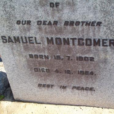 MONTGOMERY Samuel 1902-1954