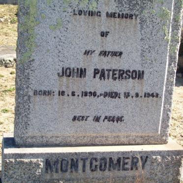 MONTGOMERY John Paterson 1890-1948