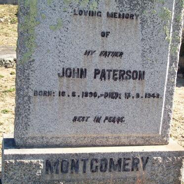 MONTGOMERY John Paterson 1890-1948