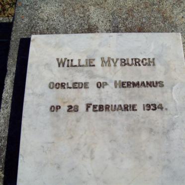 MYBURGH Willie -1934