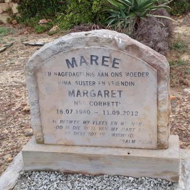 MAREE Margaret nee CORBETT 1940-2012
