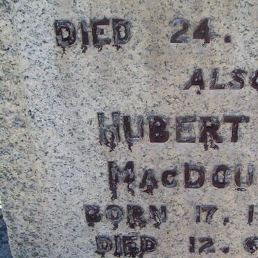 MacDOUGALL Hubert Hay 186?-1951