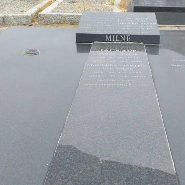MILNE James 1913-1973 &amp; Doreen Susan 1916-1995