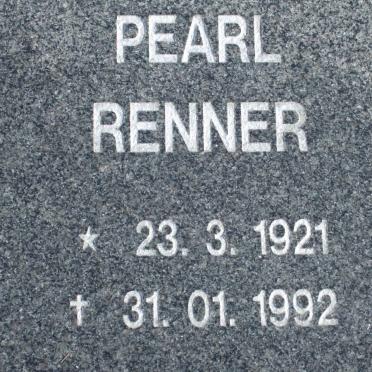 MARTIN Pearl Renner 1921-1992