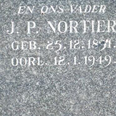 NORTIER J.P. 1891-1949